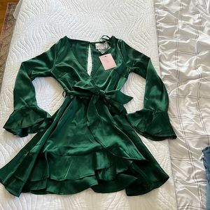 Hello Molly Green Dress